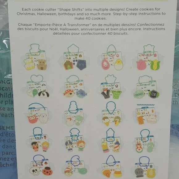 Sweet Sugarbelle Shape Shifters Cookie Cutter Set 1 – 74pcs Bakery Tools NIB - Picture 4 of 5